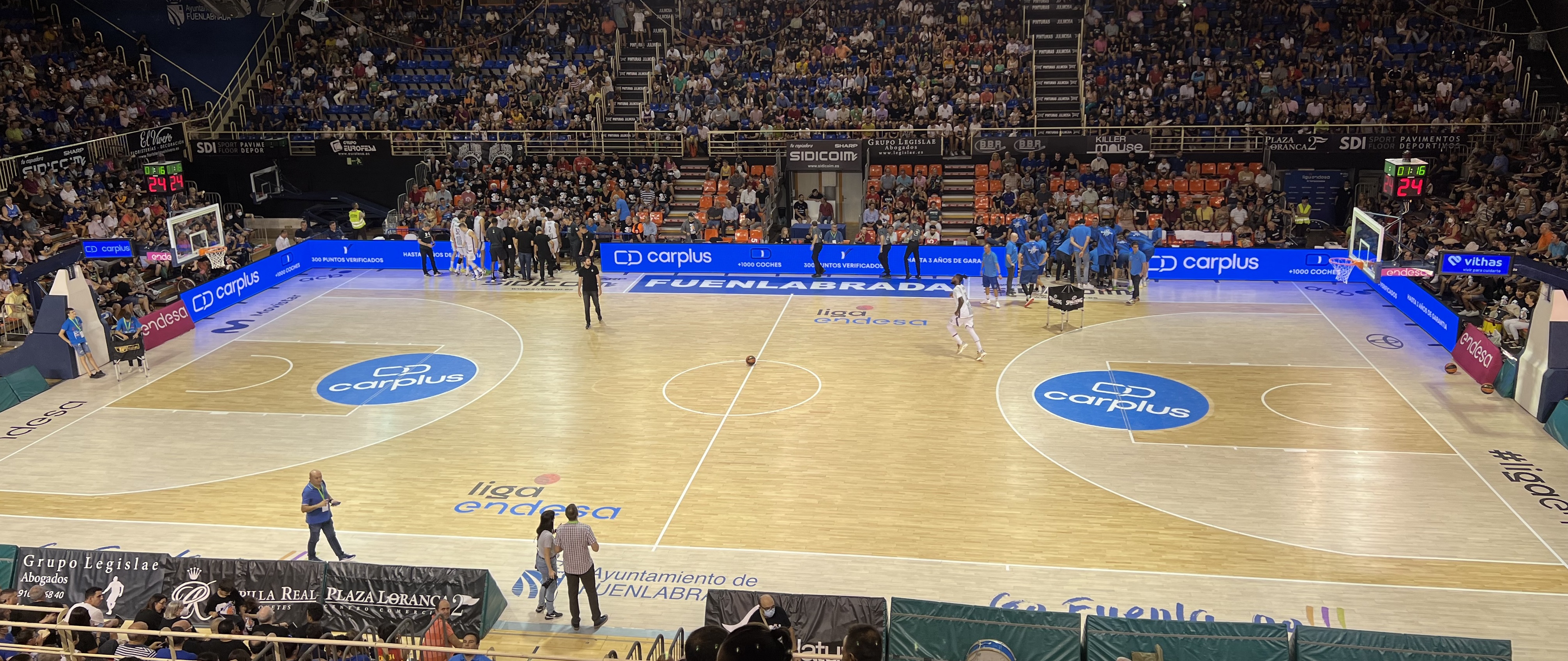 Cancha de baloncesto del Pabellón Fernando Martín