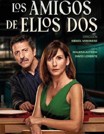 Cartel de la obra Los amigos de ellos dos