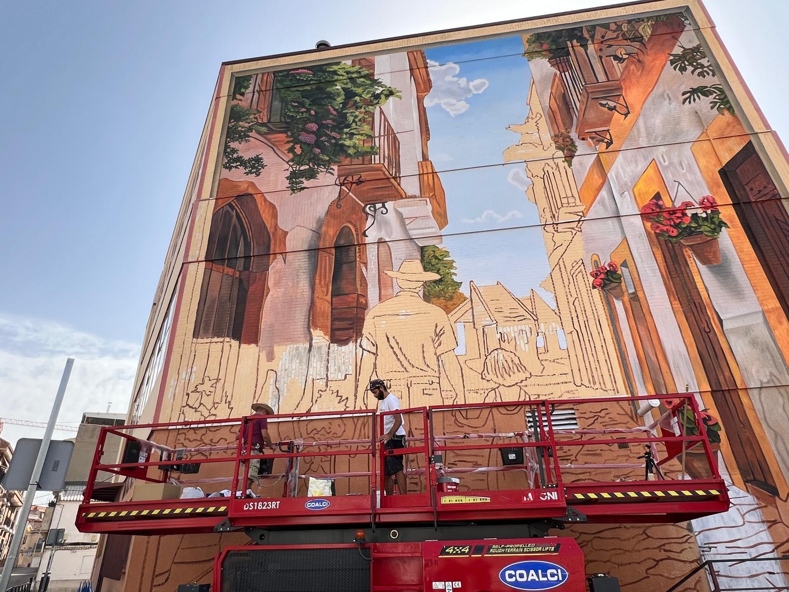 Nueva obra del museo MAUF Llegada a Fuenlabrada 31072024