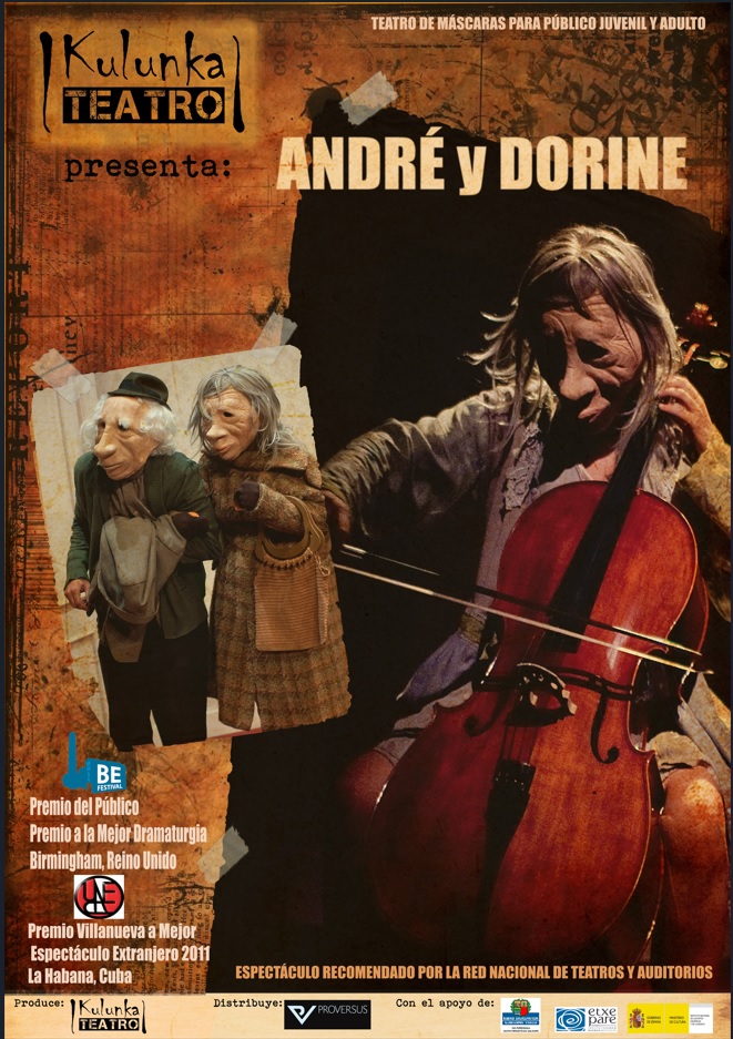 Cartel de la obra 'André y Dorine'