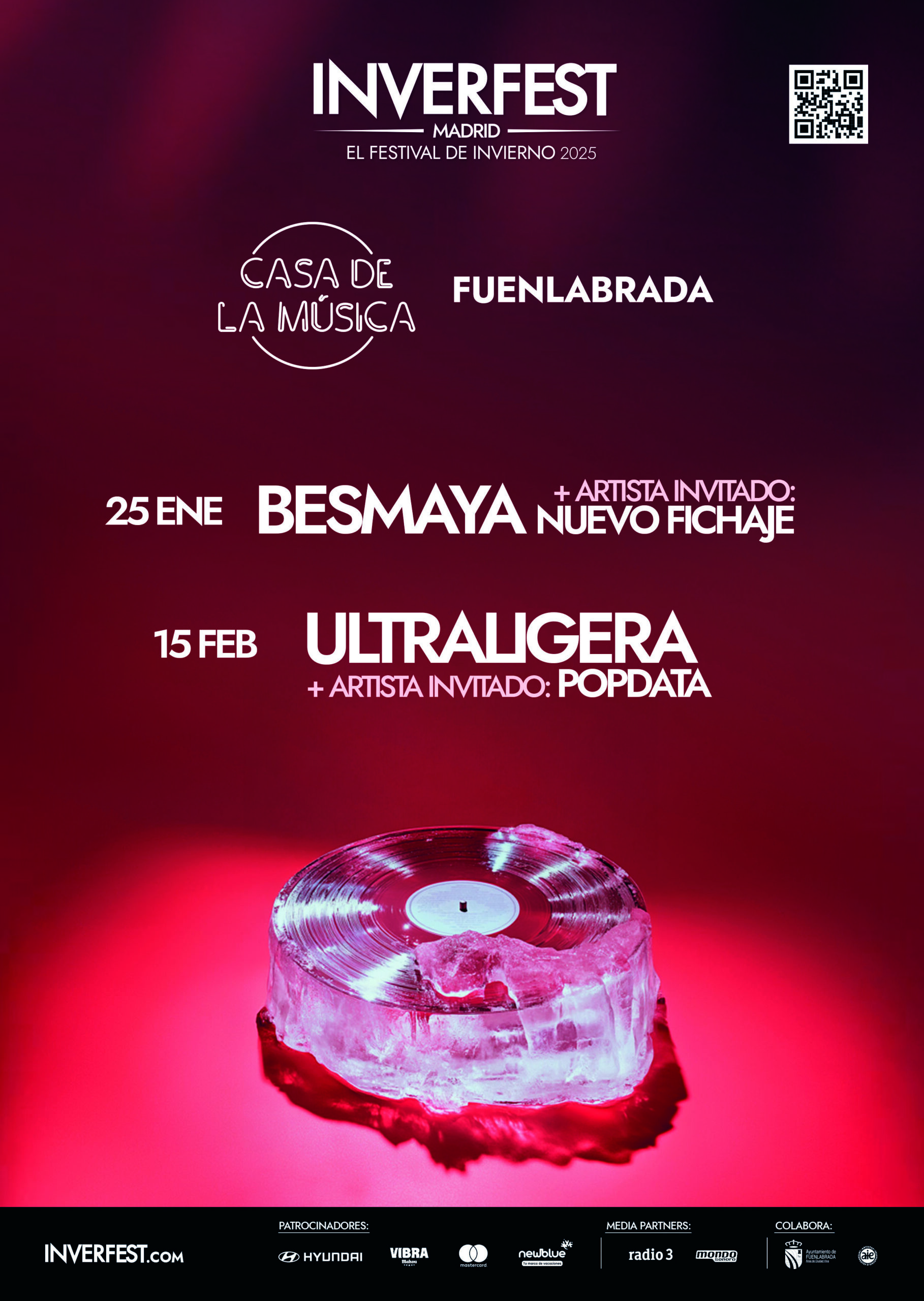 Cartel del Inverfest en Casa de la Música