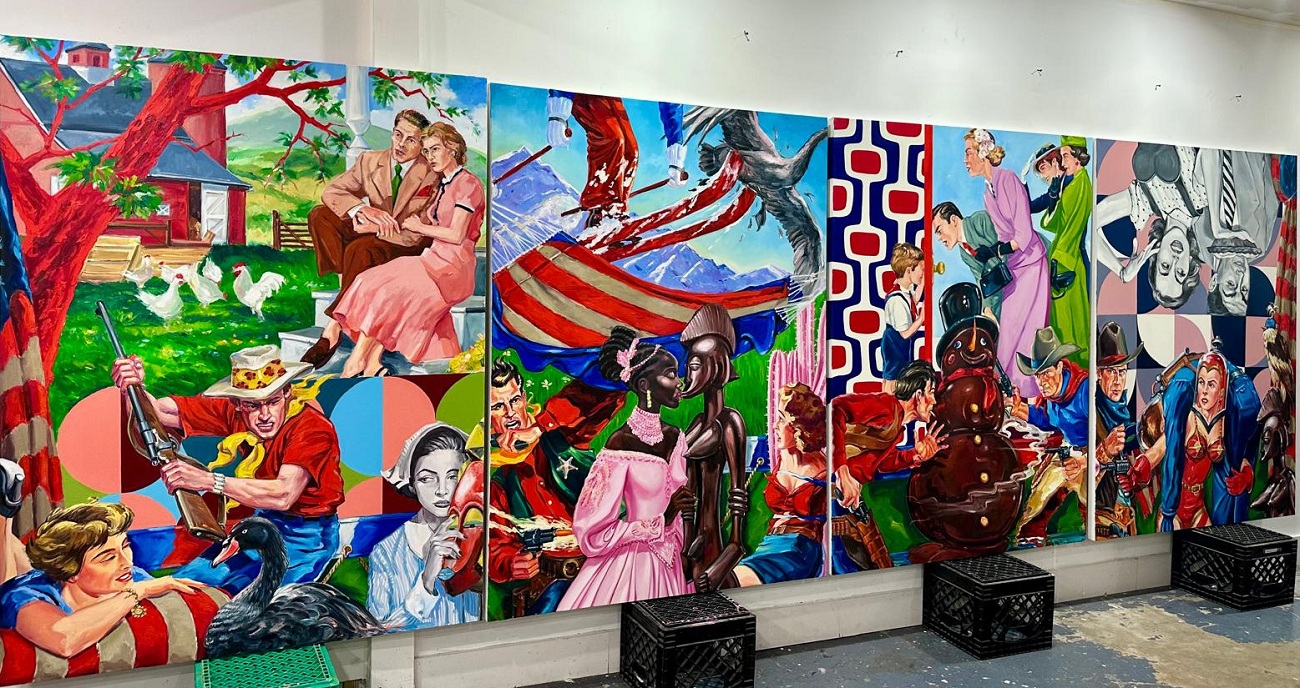 Una de las obras de Ciro Quintana