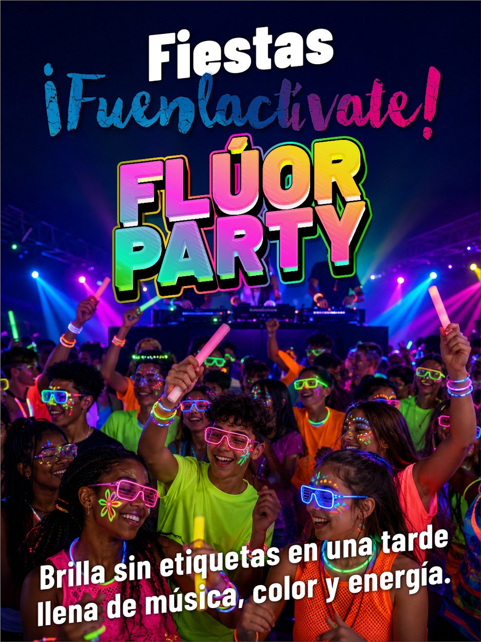 Fiesta Fuenlactívate Flúor Party