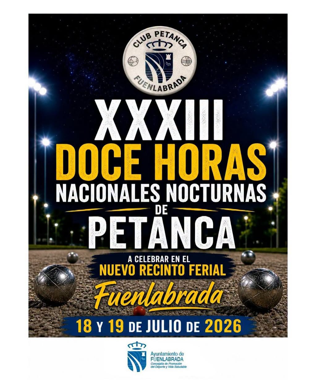 XXXIII Doce Horas Nocturnas de Petanca