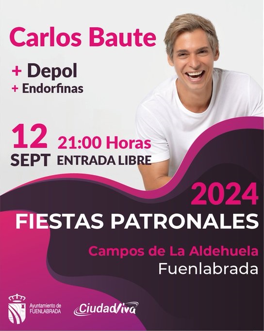 Cartel del concierto de Carlos Baute