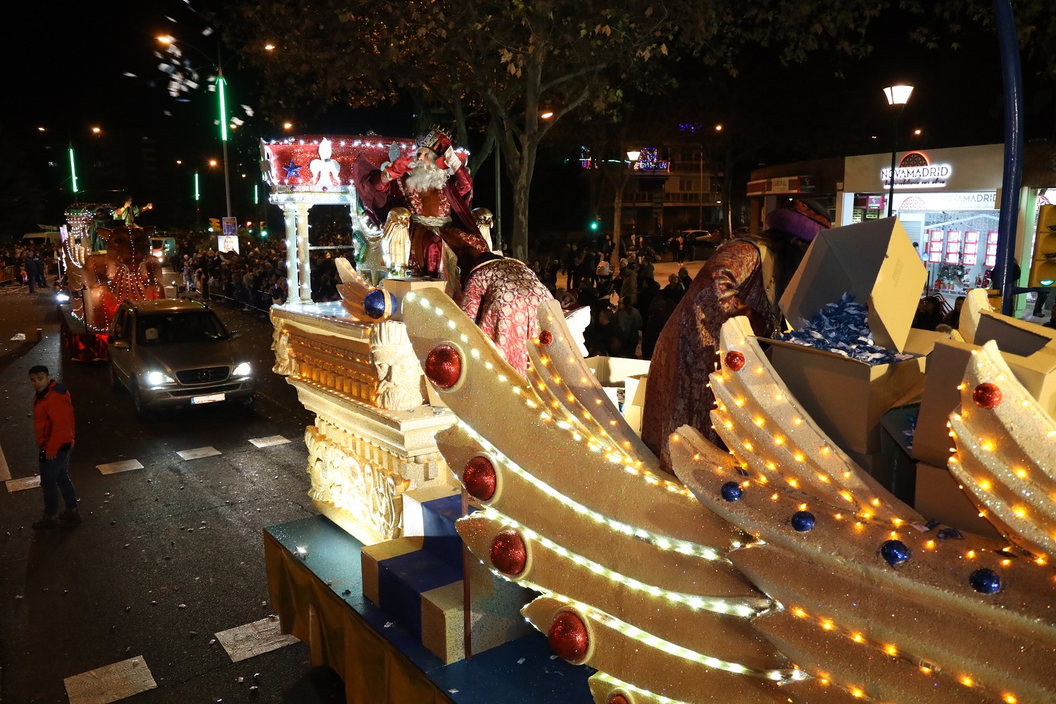 Cabalgata de los Reyes Magos en una edición anterior