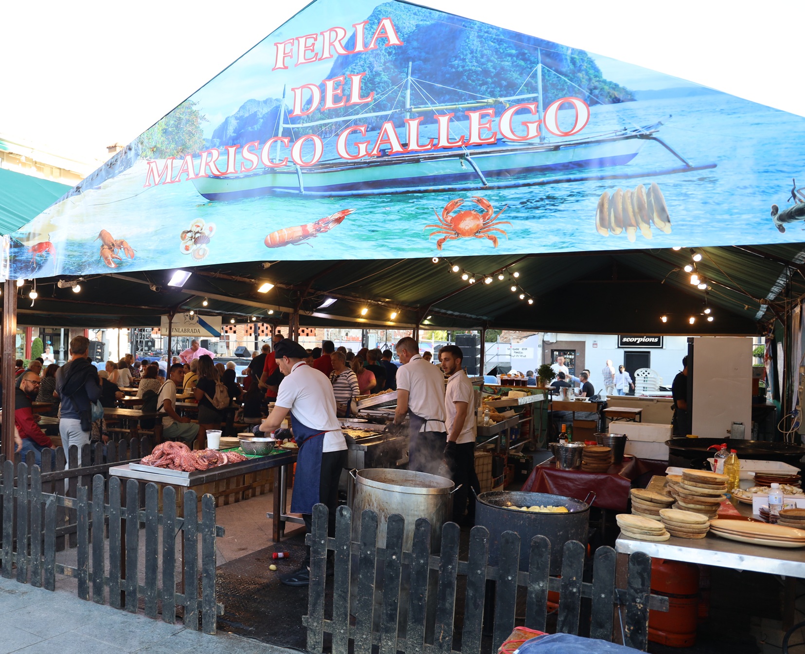 Edición de la Feria del marisco 2024