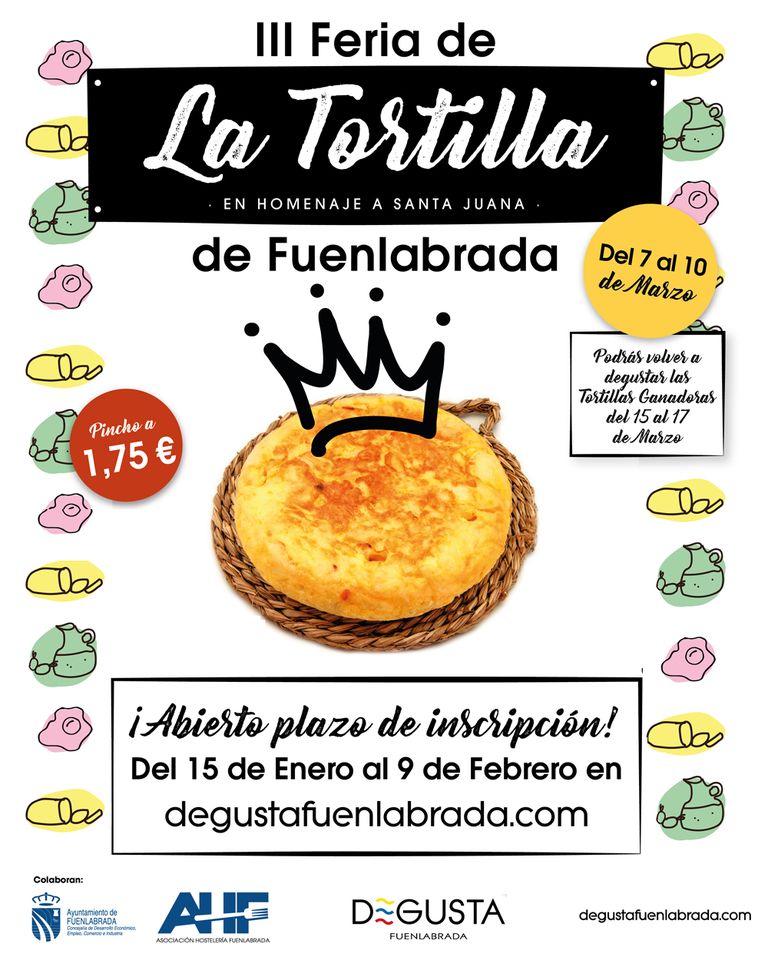 Plazo inscripcion feria tortilla 15012024