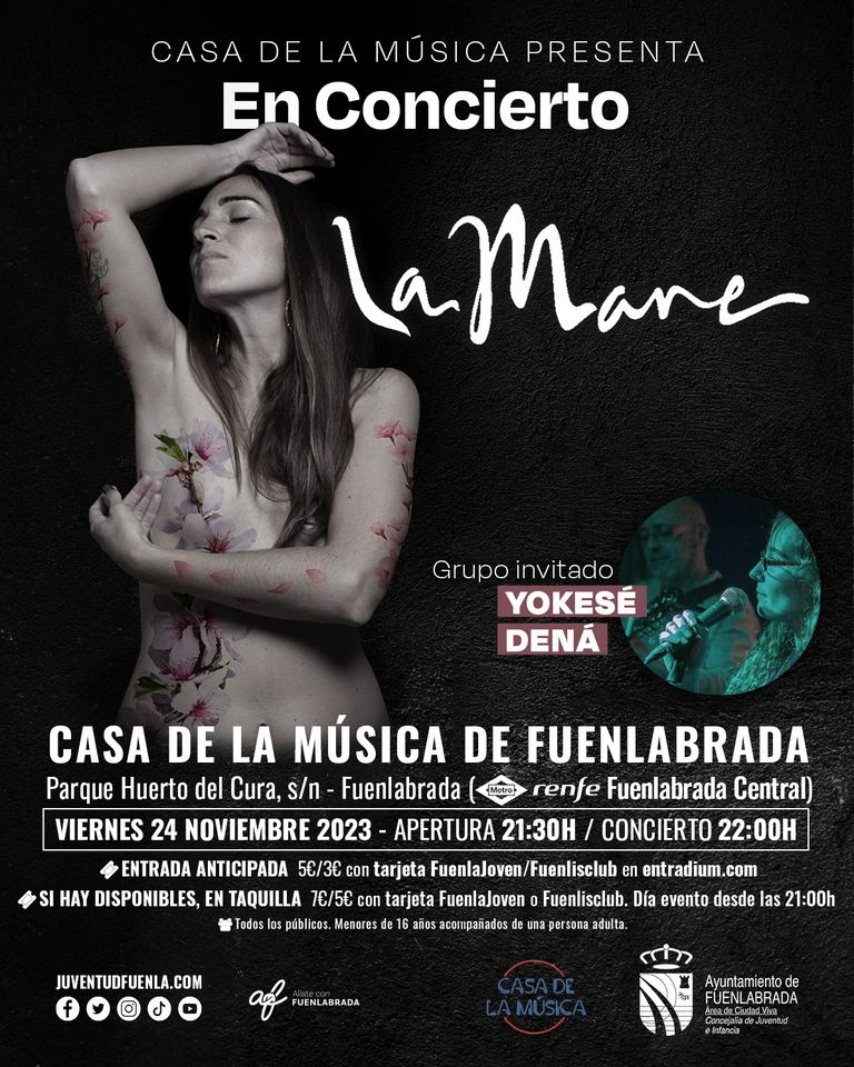 Actuacion de La Mare y obras de teatro para el fin de semana 23112023