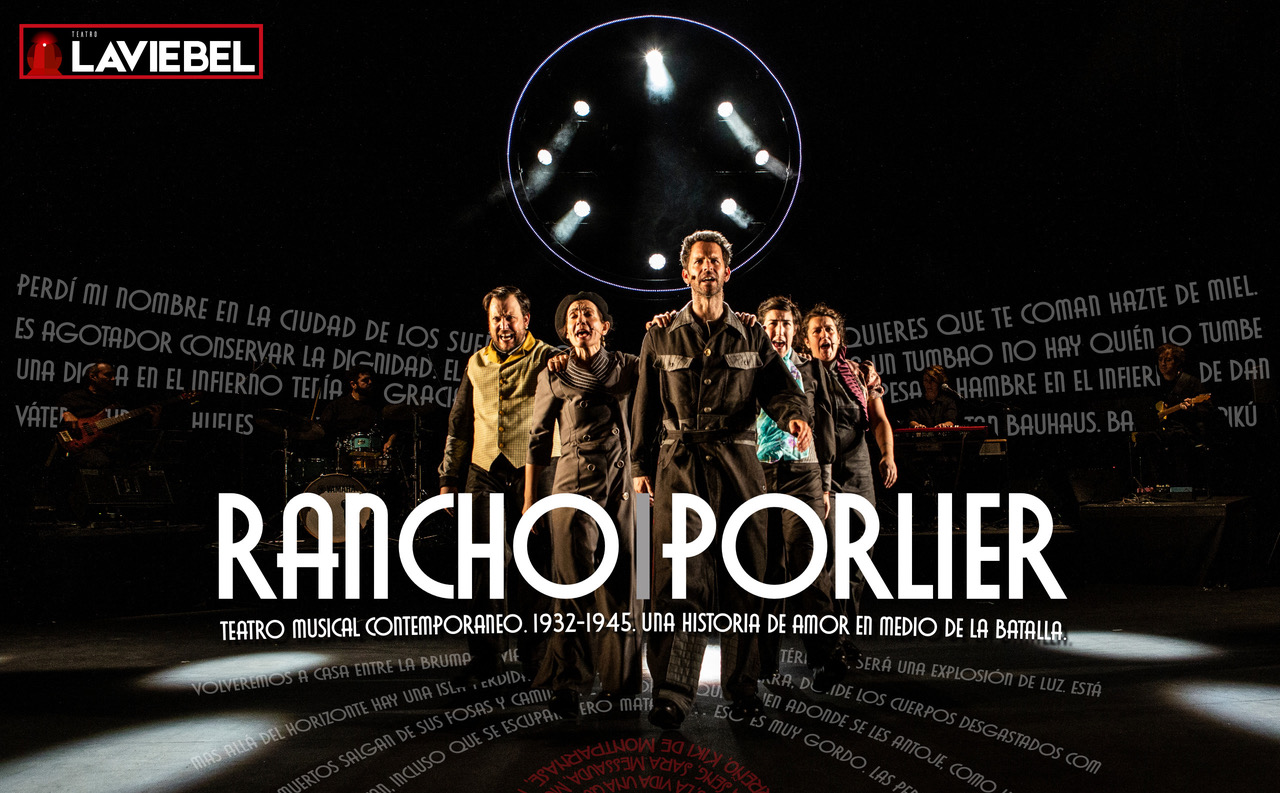 Cartel del teatro musical Rancho Porlier