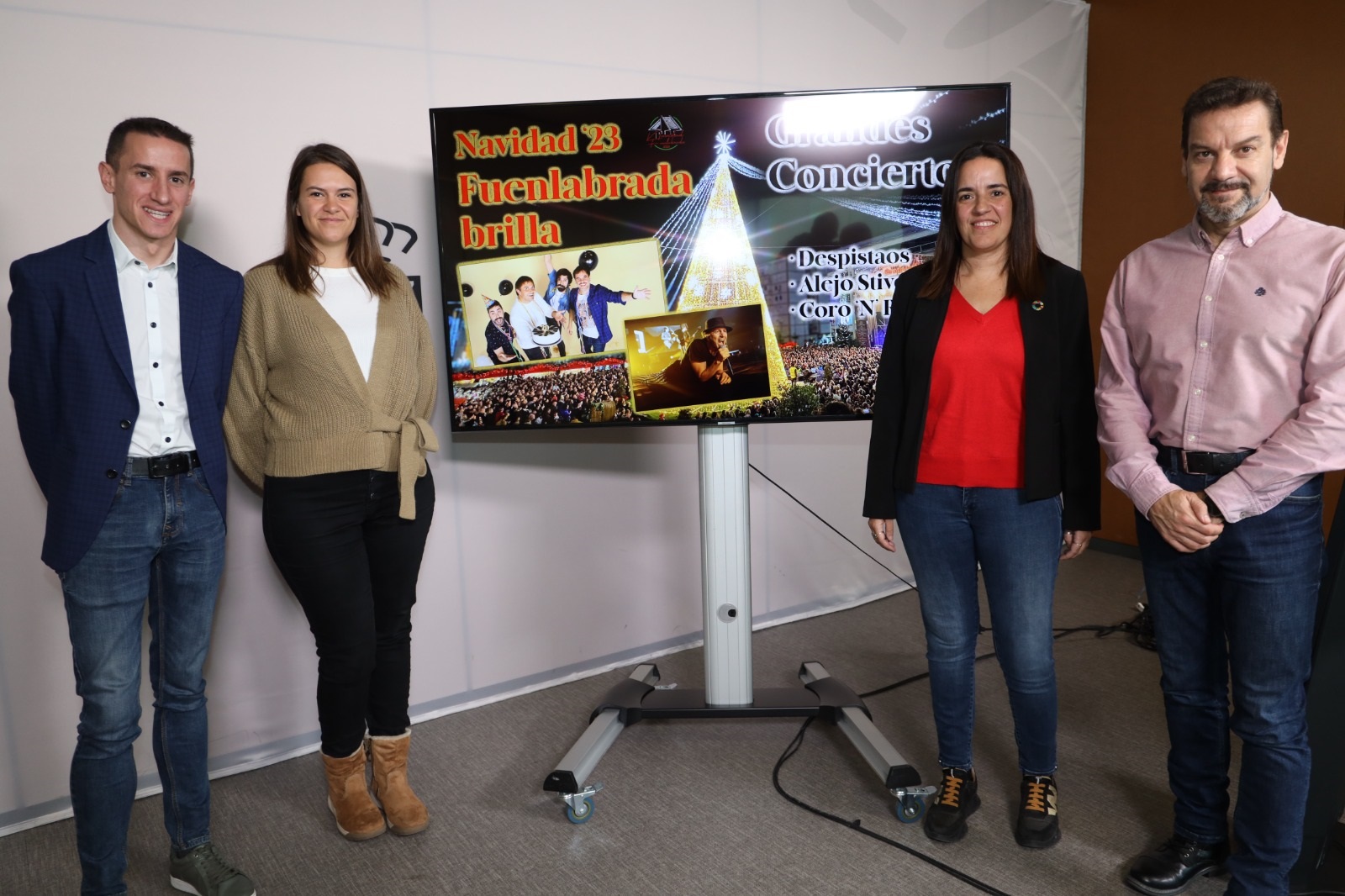 Concejales de Cultura, Raúl Hernández; Juventud e Infancia, Beatriz Montilla; Ciudad Viva, Mónica Sebastián y Deportes, Agustín Domínguez