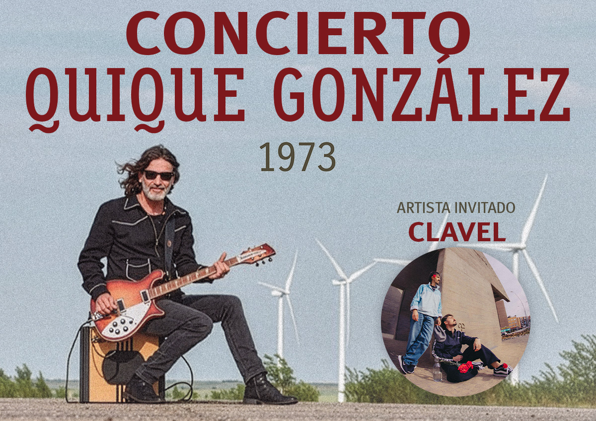 Cartel del concierto de Quique González