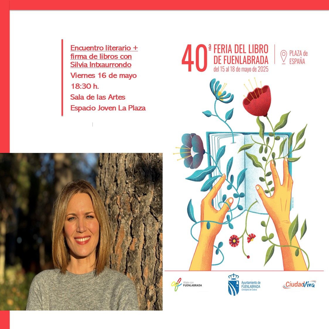 Cartel con la imagen de Silvia Intxaurrondo