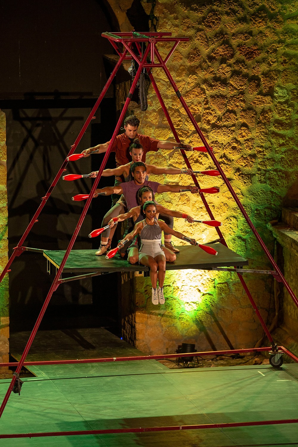 Imagen de la compañía Alas Circo Teatro con su espectáculo 'Ahá! Circo'
