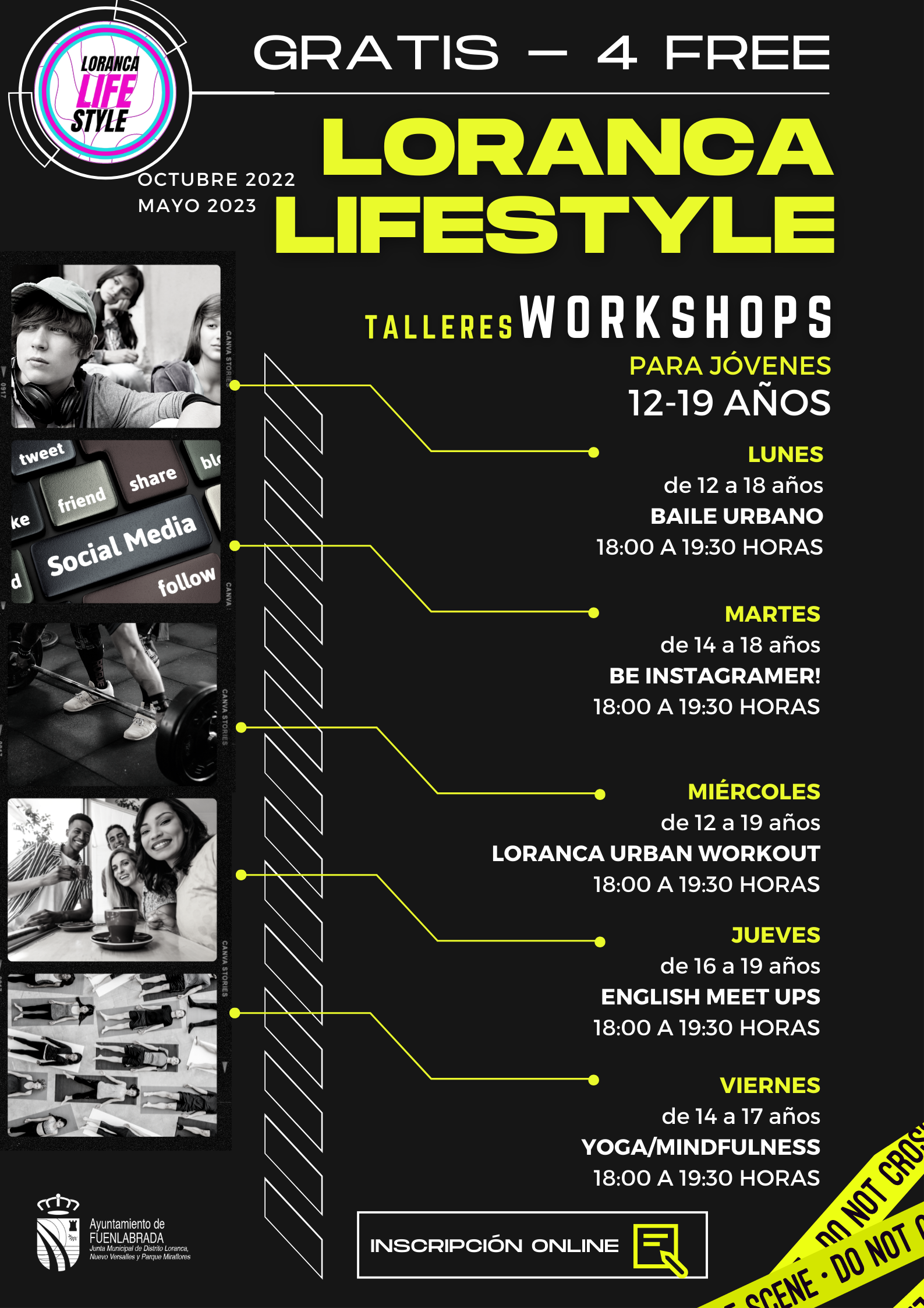 #LorancLifeStyle programa de ocio y formacion para jovenes del Distrito