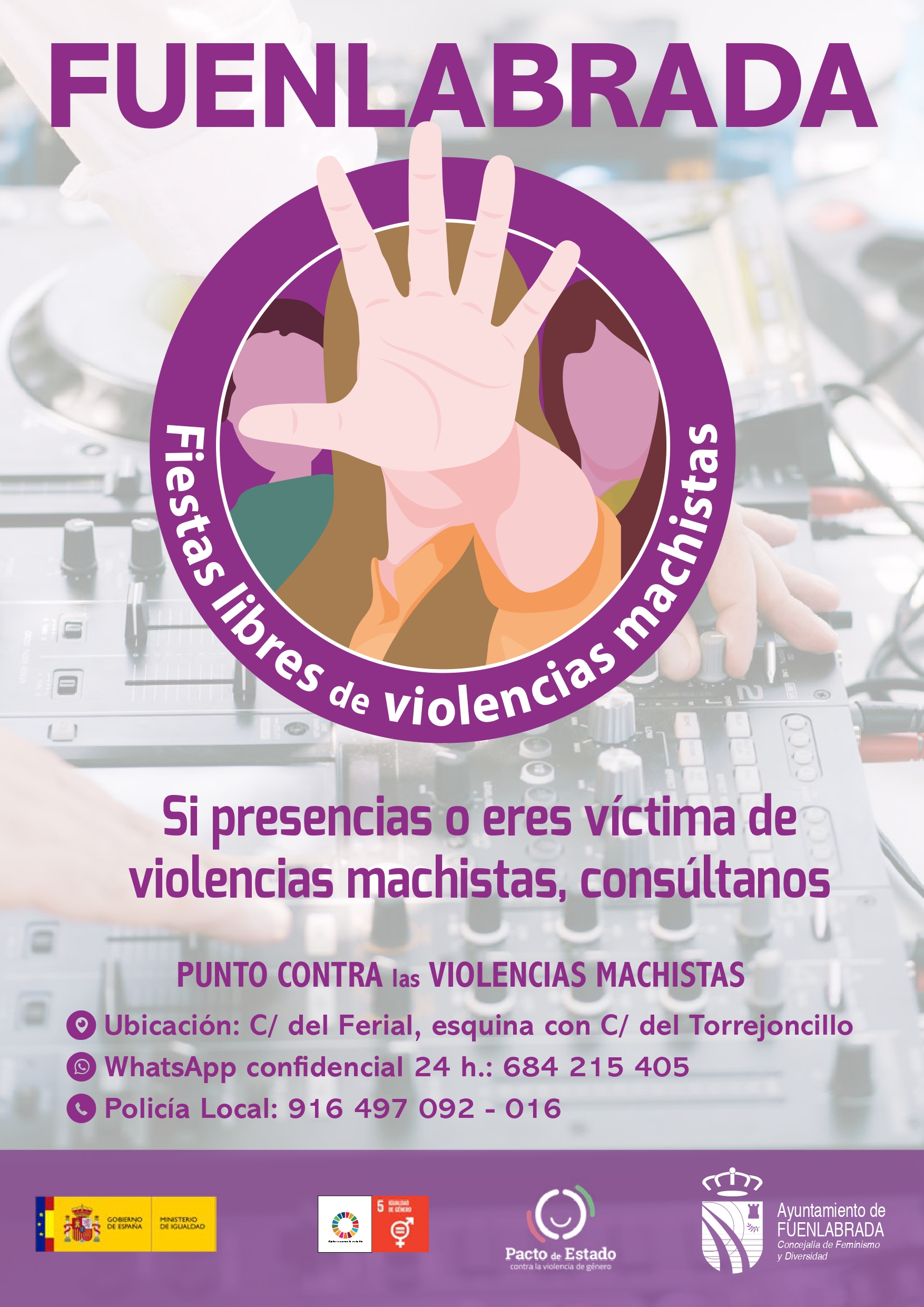 Cartel de Punto Violeta
