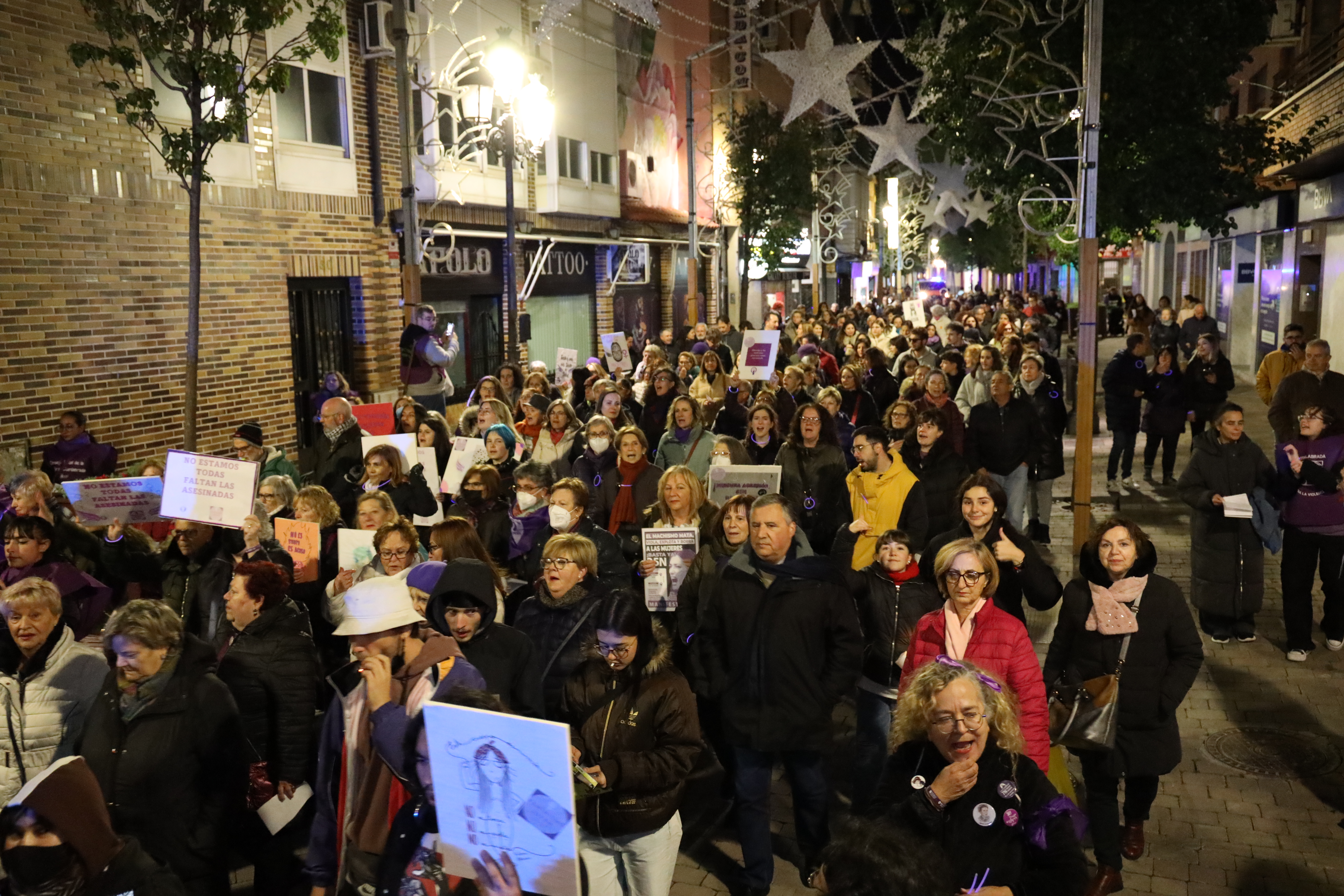 Imagen de archivo de la marcha nocturna 'La calle también nos pertenece'