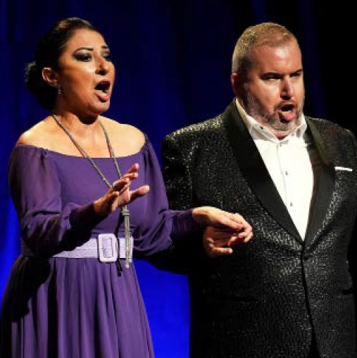Montserrat Martí y  Luis Santana