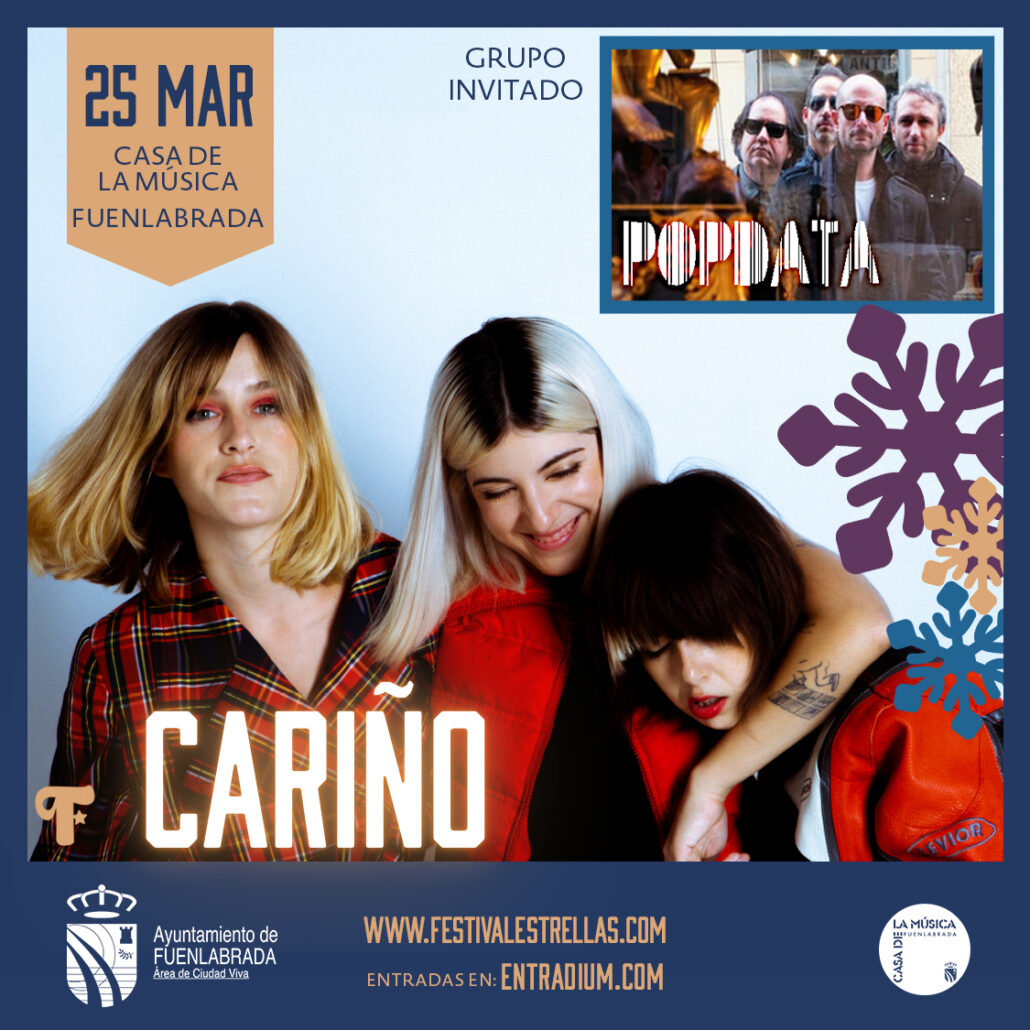 Cartel del concierto de Cariño