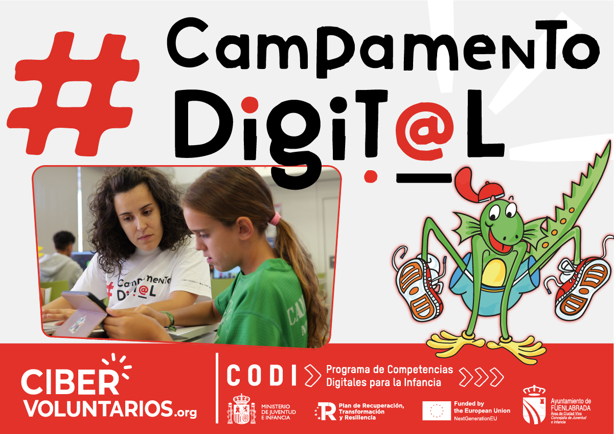 Cartel del Campamento Digital