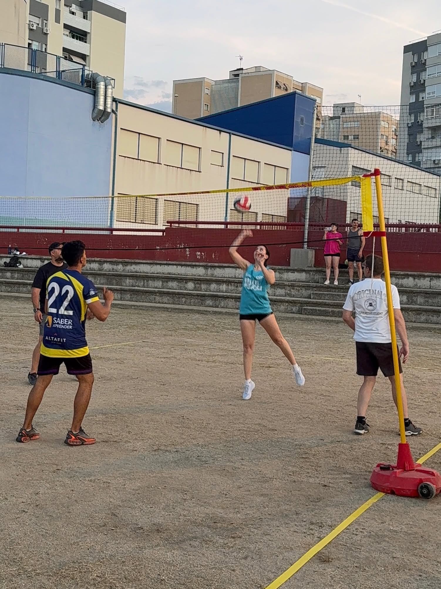 Imagen de jóvenes en una sesión 