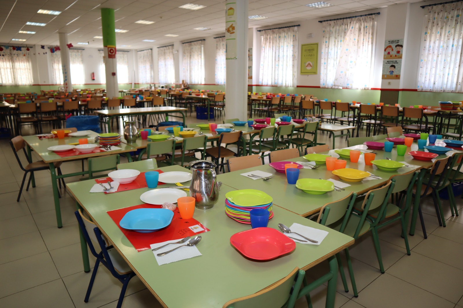Imagen de un comedor infantil