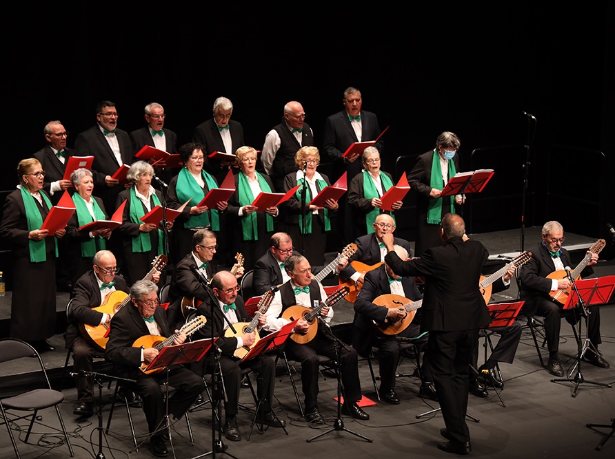 Coro sobre el escenario