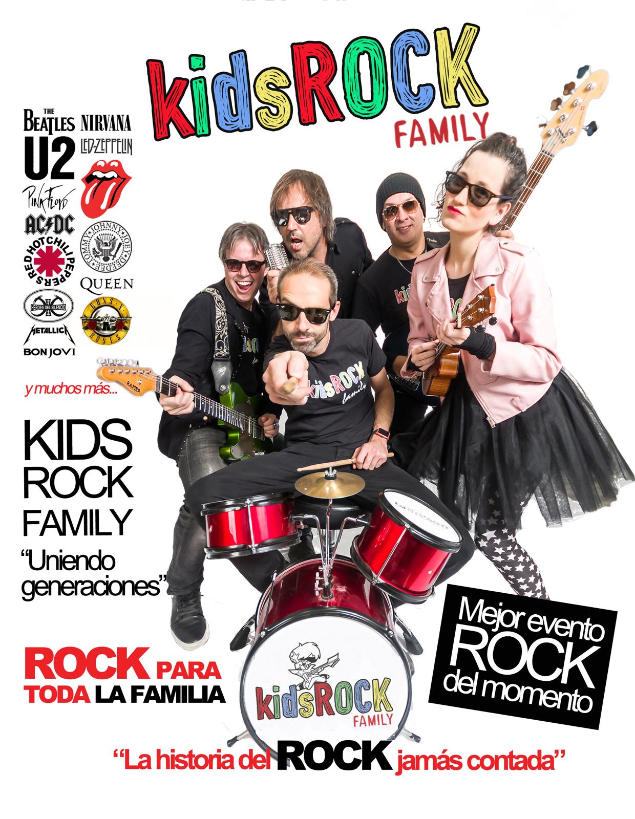 Cartel de Kids Rock Family