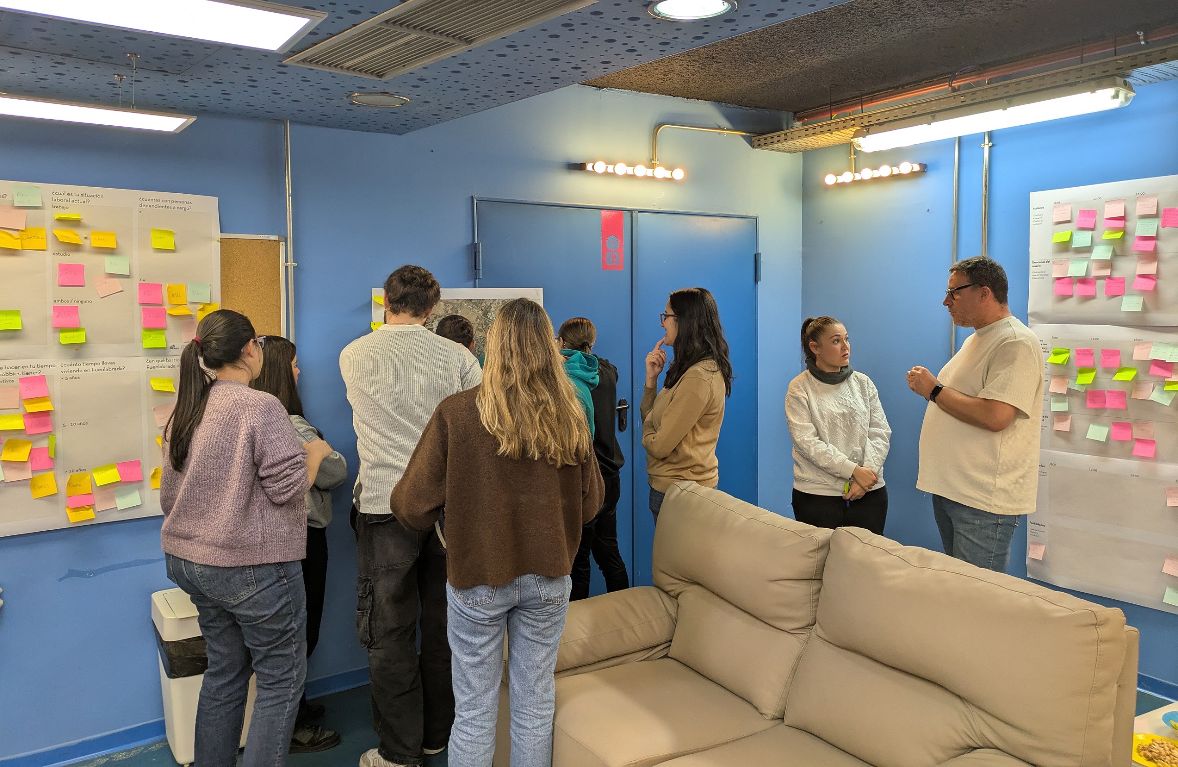 Jóvenes participando en una de las actividades de dinamización del Proyecto Share