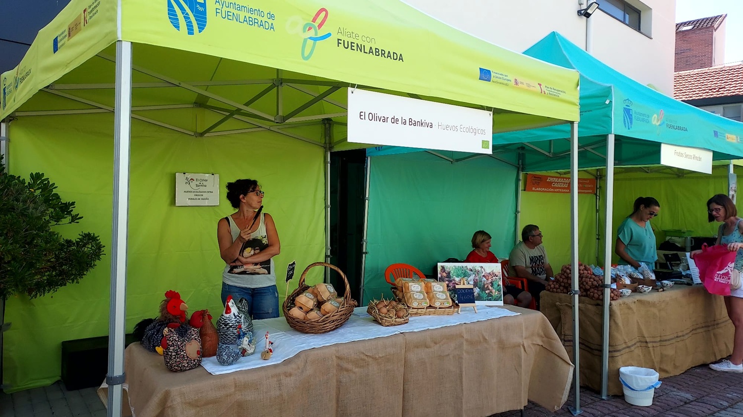 Puesto de venta en una de las anteriores ediciones de Mercado de Productores
