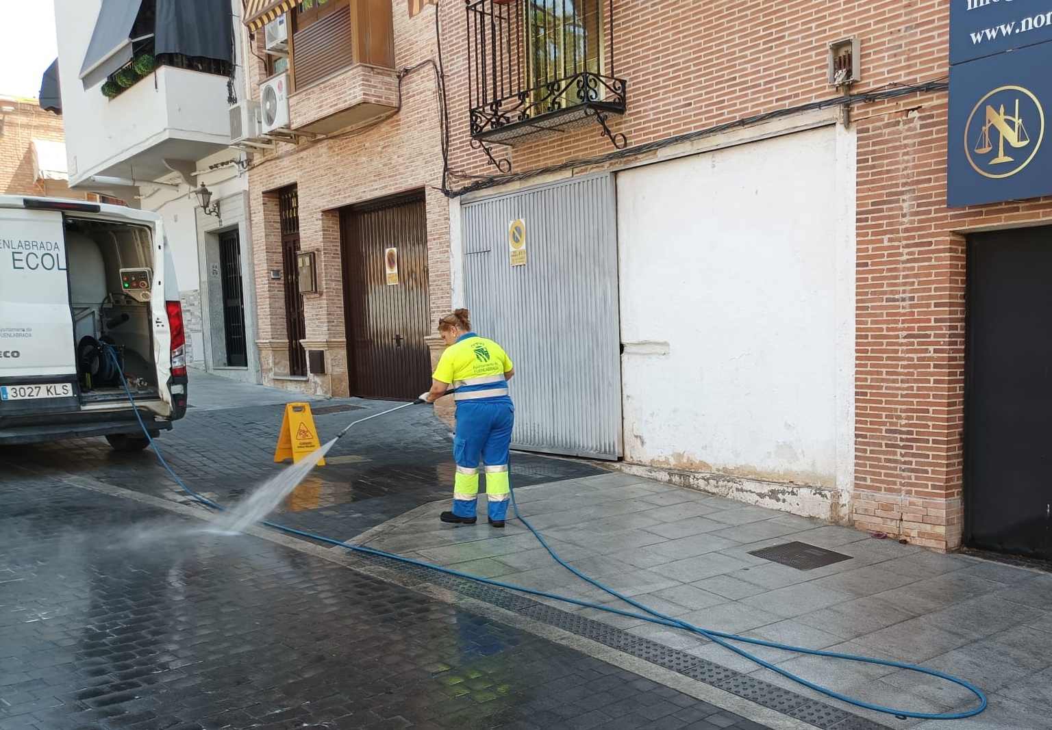 Operaria de limpieza