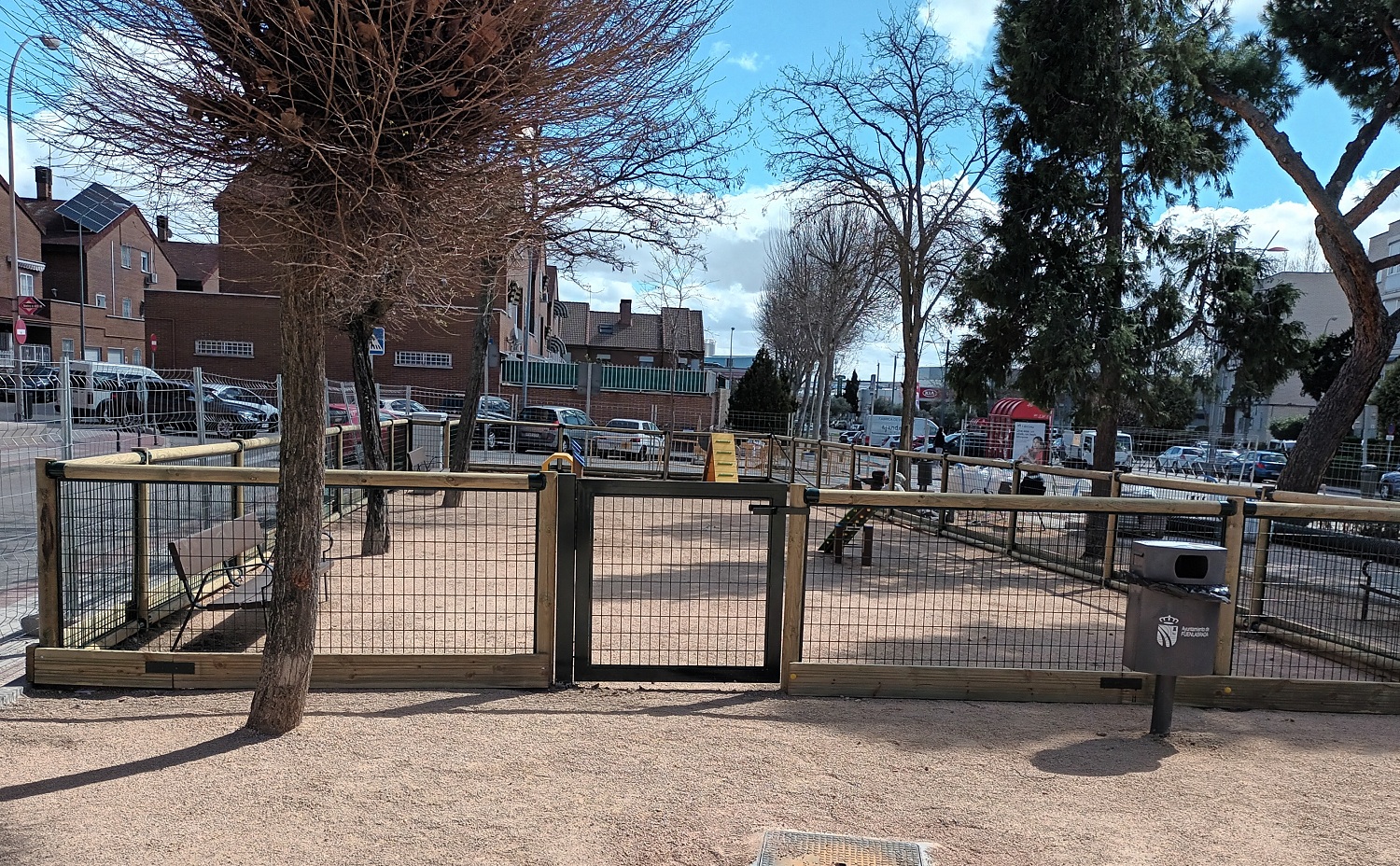 Área canina del Parque de los Estados