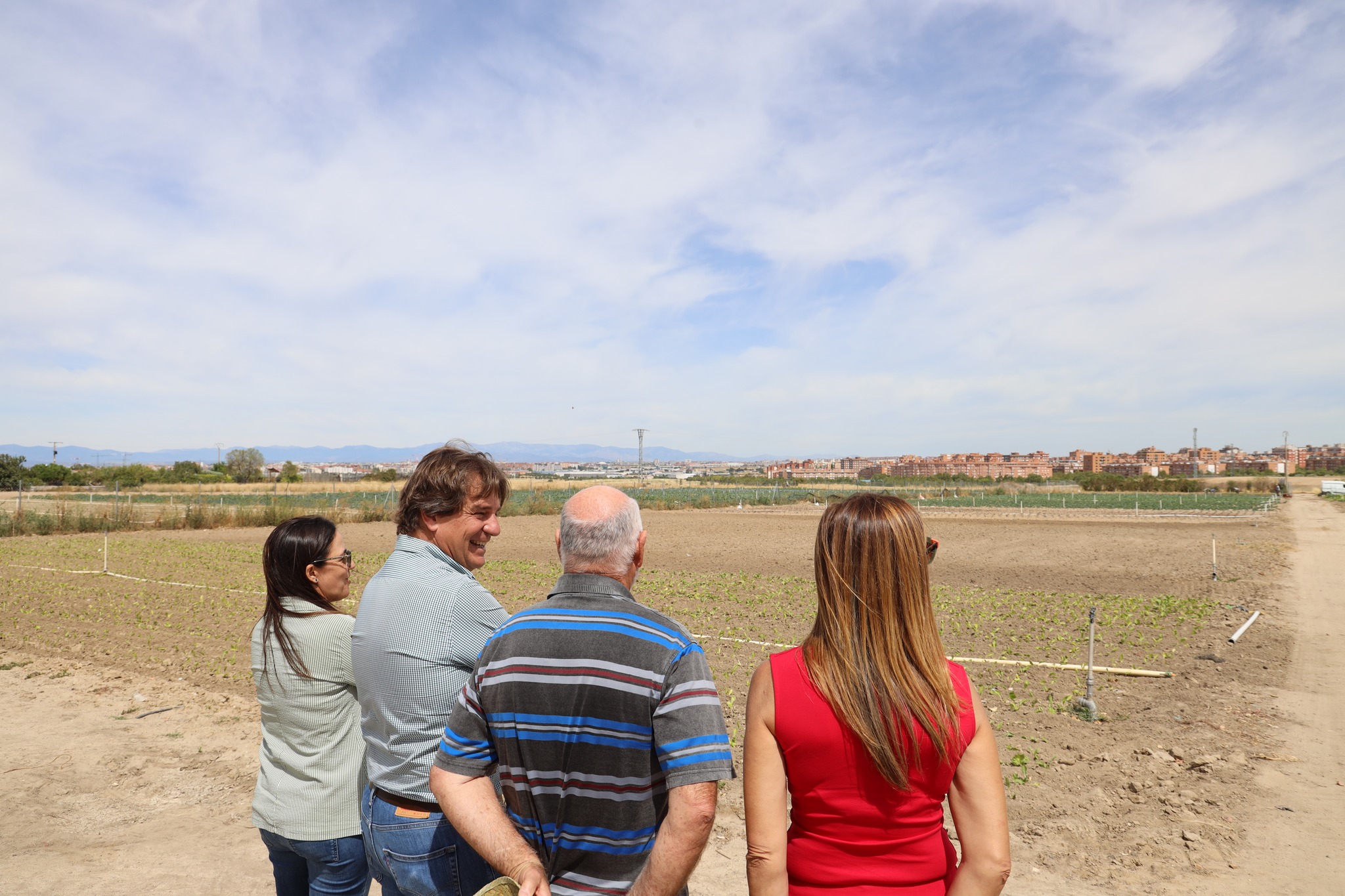 El alcalde ha visitado hoy el Parque Agrario