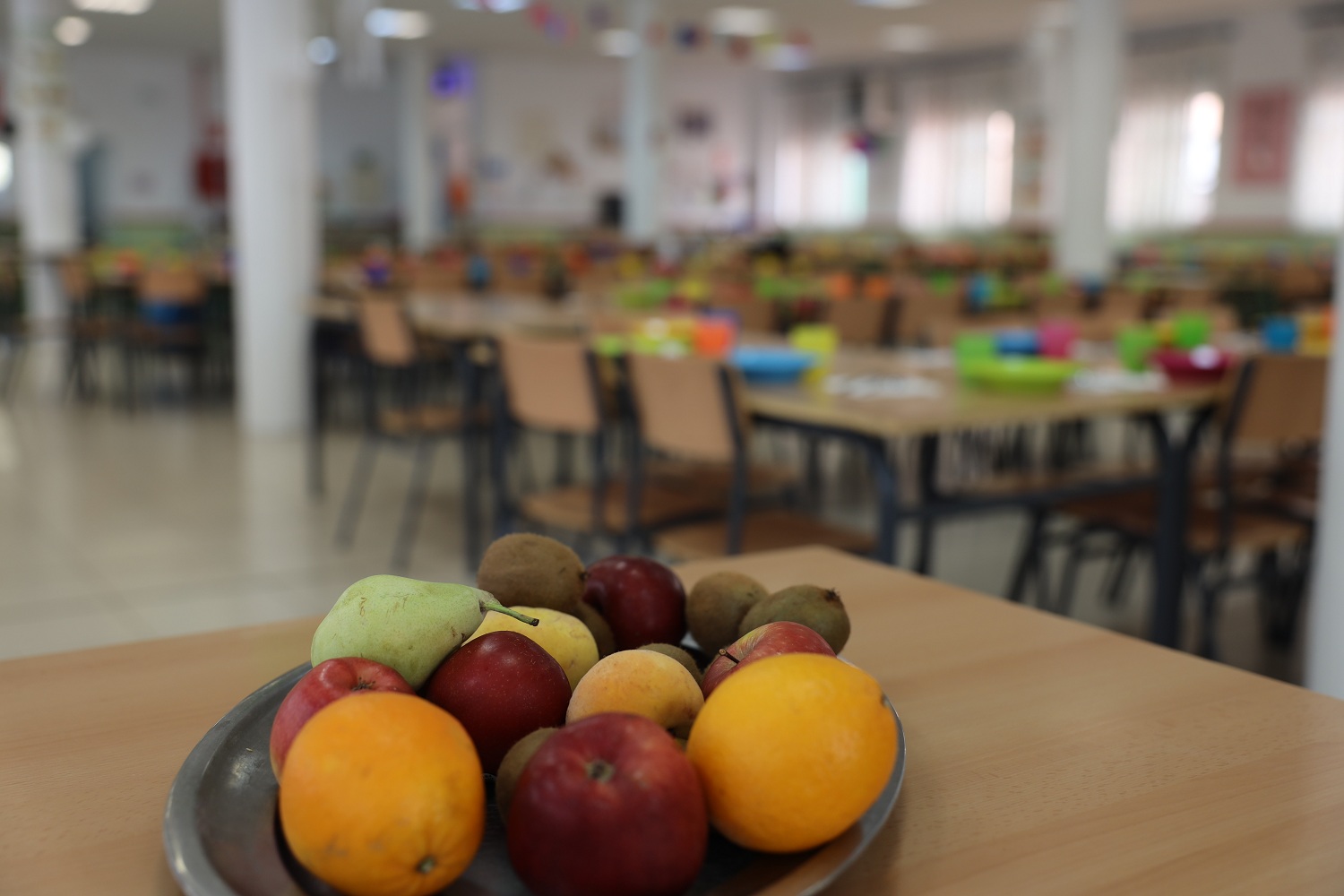Imagen de archivo del comedor del CEIP Dulce Chacón