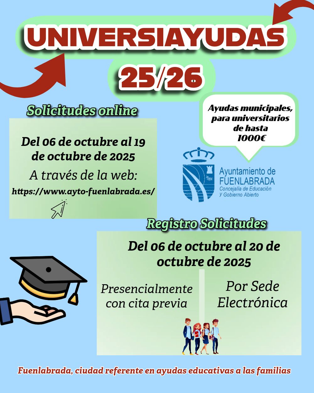 Cartel de las Universiayudas 25/26