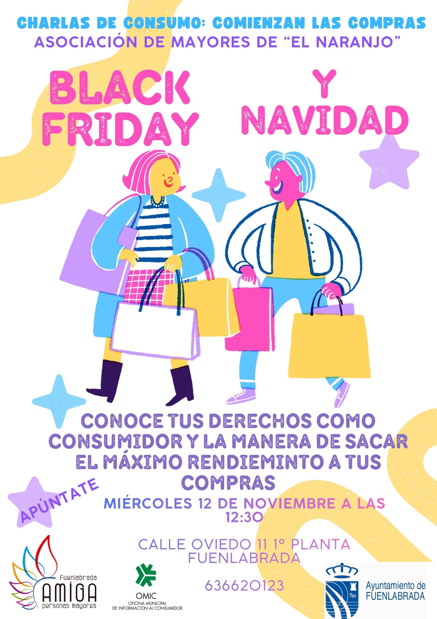 Cartel de la charla informativa