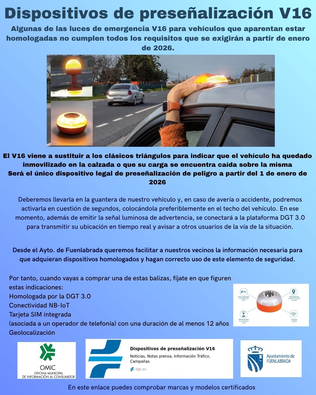 Folleto distribuido por la OMIC