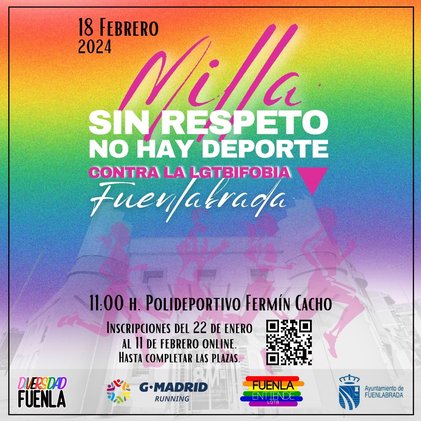 Cartel de la campaña 'Sin respeto no hay deporte' 