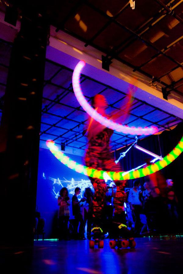 Una patinadora de 'Roller Disco'