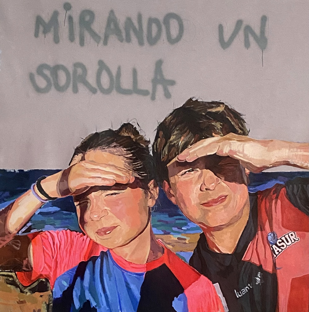 Uno de los cuadros de la exposición