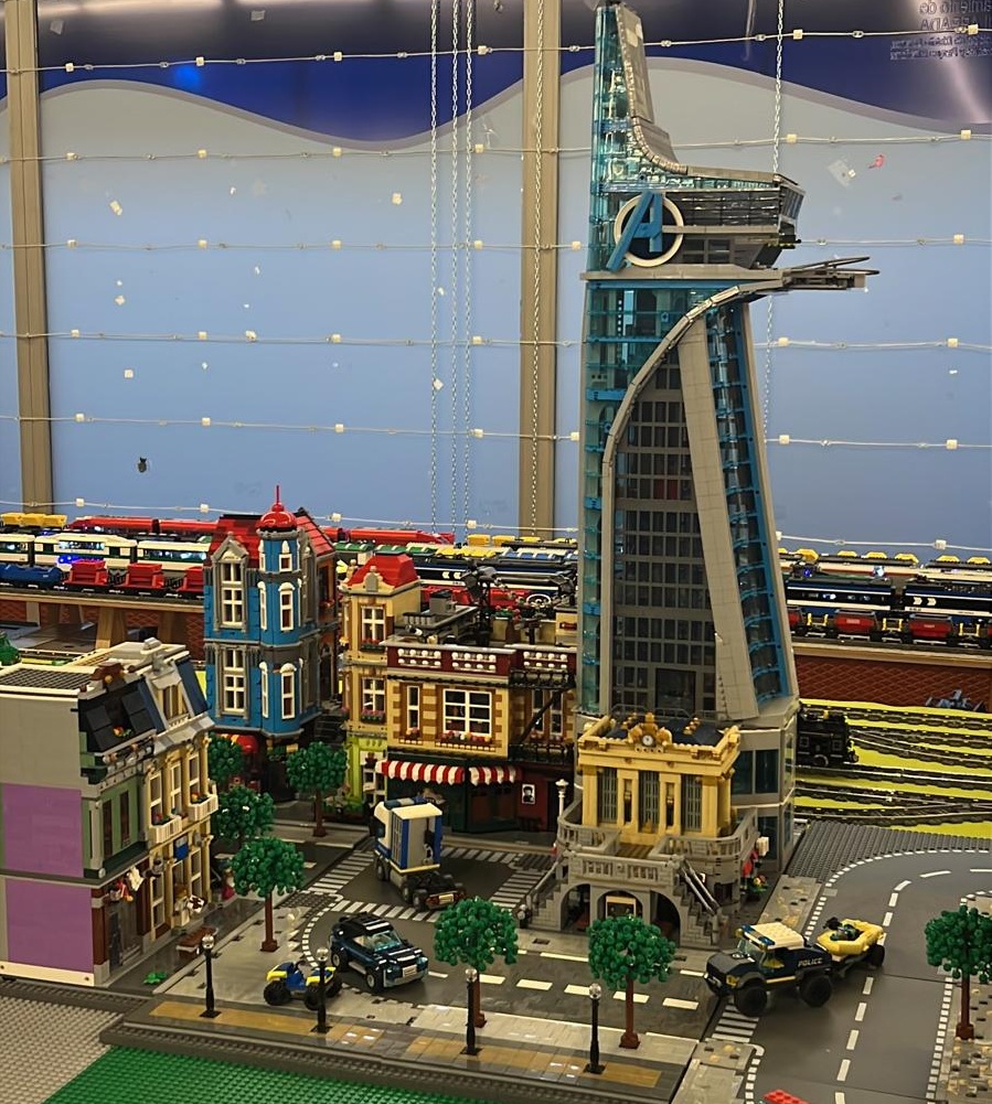 Legos en la exposición