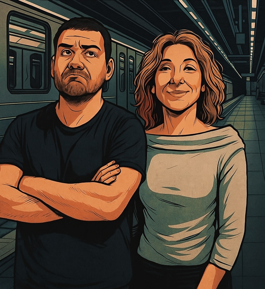 Detalle del cartel de la obra