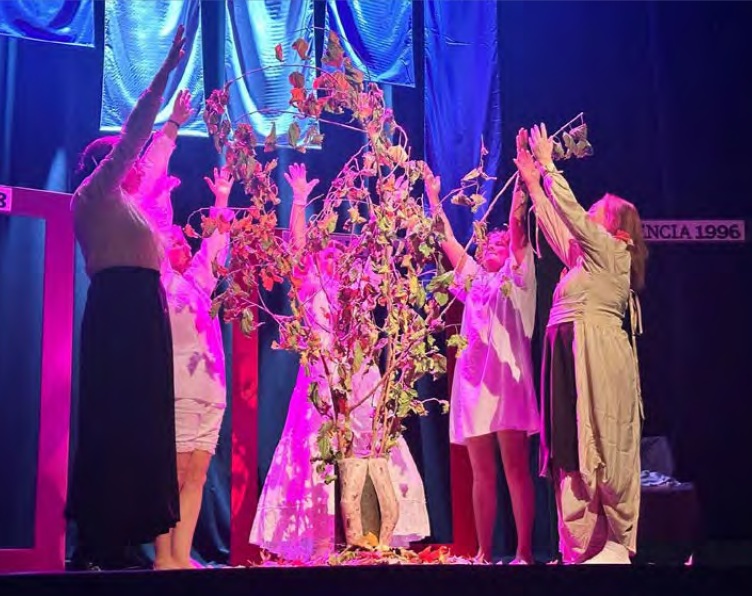 Momento de una representación teatral