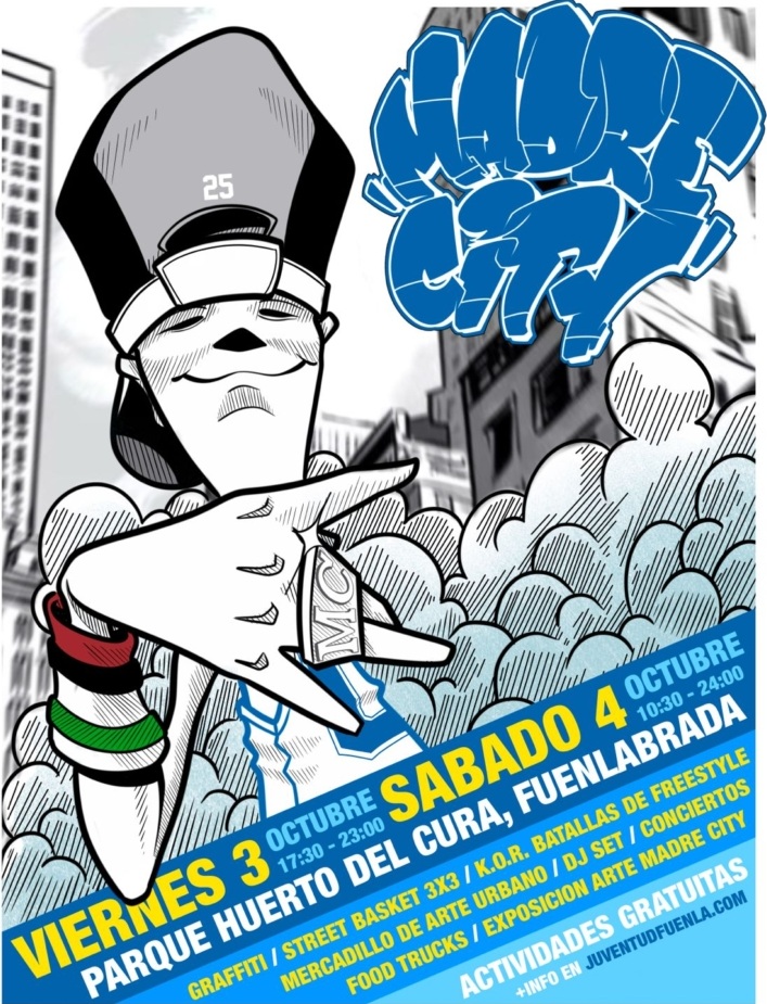 Cartel de Madre City Finde Urban