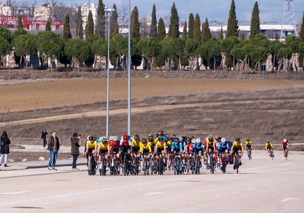 Ciclistas durante la carrera