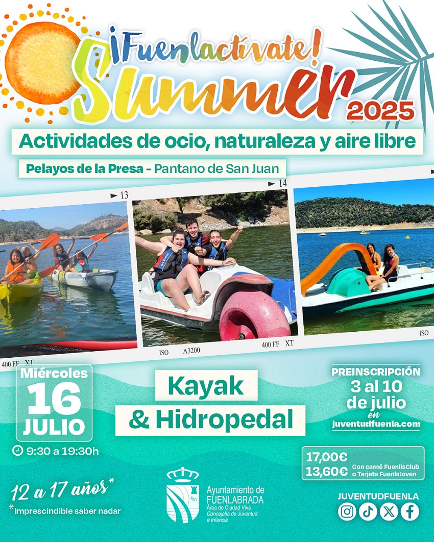 Cartel de la actividad