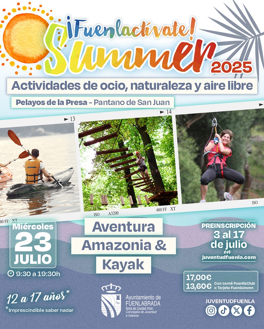 Cartel de la actividad
