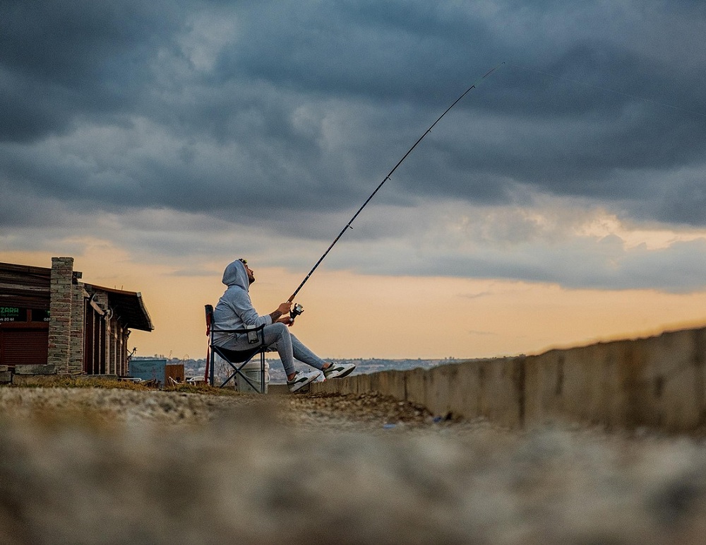 Persona pescando