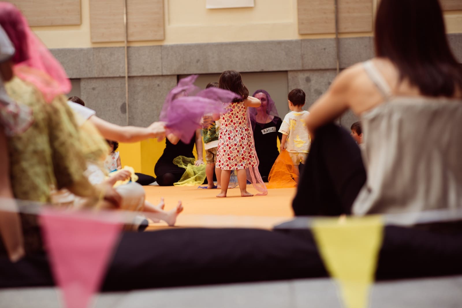 Niños participantes en el taller
