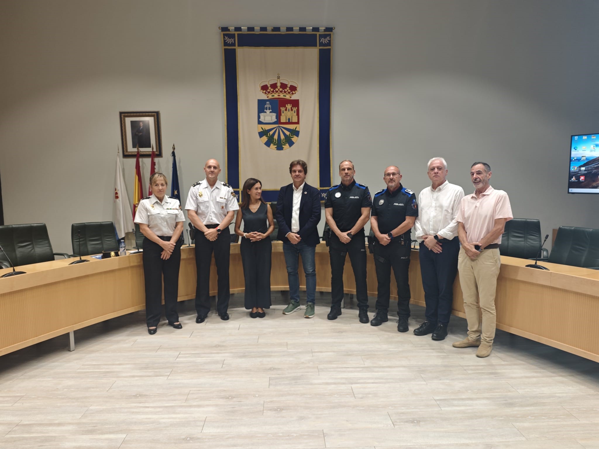 Junta Local de Seguridad fiestas Patronales  reunion subdelegada Gobierno 12-8-2025